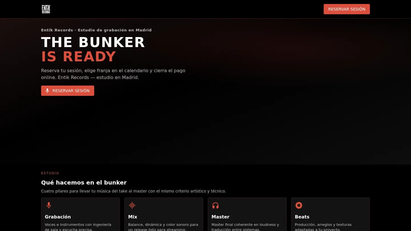 Reservas EntikRecords