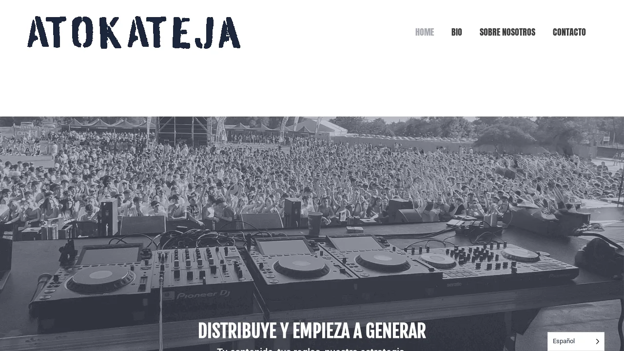 Atokateja Muzik — Sello musical con distribución digital, promoción, lanzamientos y playlists.