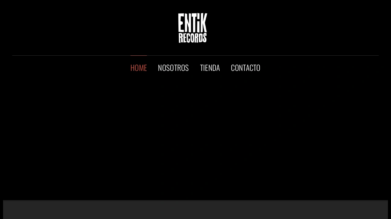 Entik Records — Plataforma musical y discográfica con diseño actual y piezas multimedia.